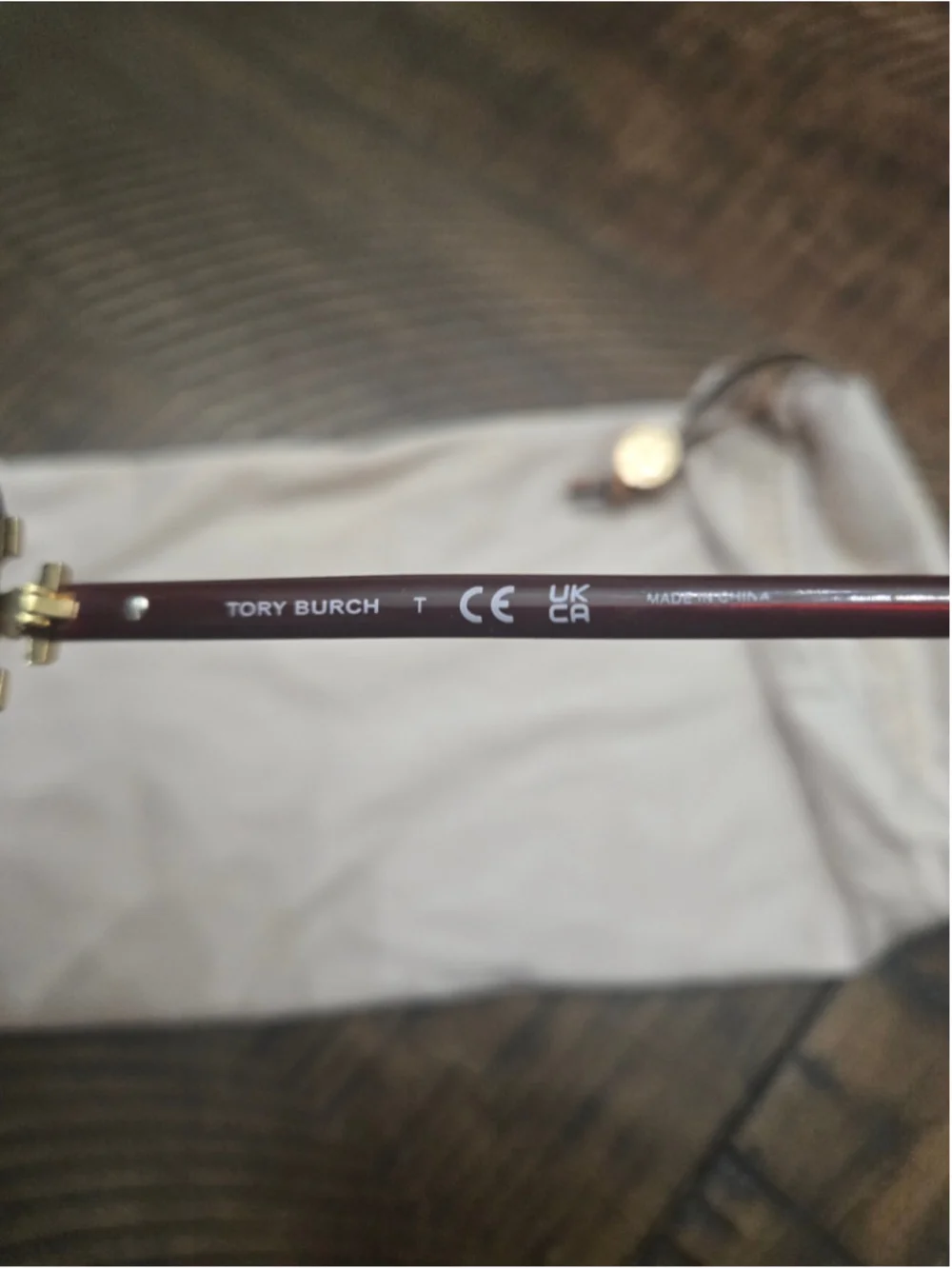 Women's Tory Burch Sunglasses One Size Burgundy and Gold